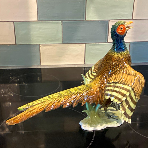 Kaiser porcelain pheasant - kaiser, bird
