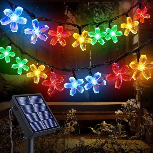 Solar string lights outdoor - string,