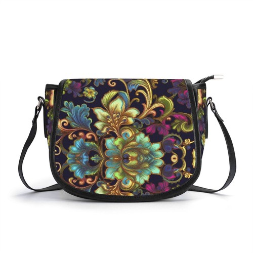 Baroque dark floral paisley - dark,