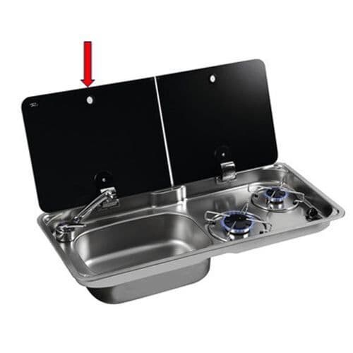 Replacement left glass - replacement, lid