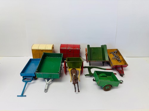 Dinky britains corgi - corgi,, farm