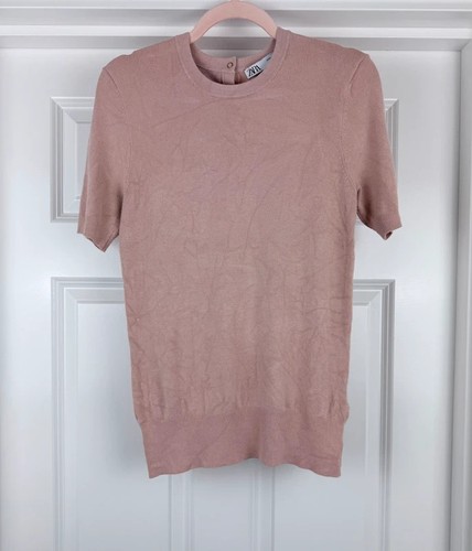Zara dusky pink short - dusky, sleeve