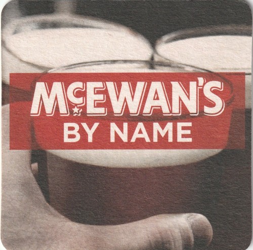 Beer mat mcewans brewery - mcewans,