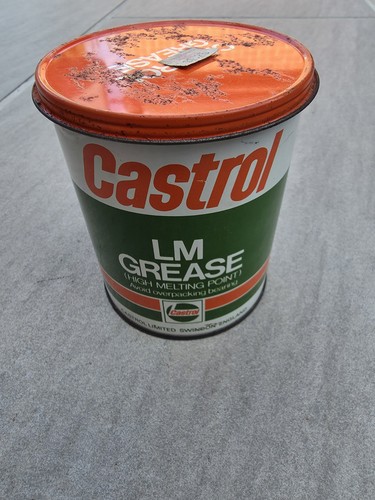 Vintage castrol grease tin - castrol,