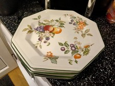 JOHNSON BROTHERS FRESH FRUIT DINNER PLATES X 6