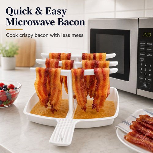 Microwave bacon grill tray - bacon,