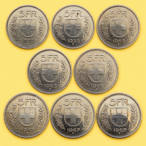 Switzerland francs 1932 - switzerland, 5