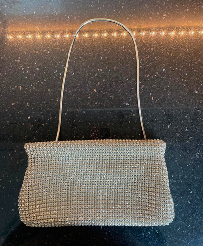Bennett silver crystal mesh - bennett,