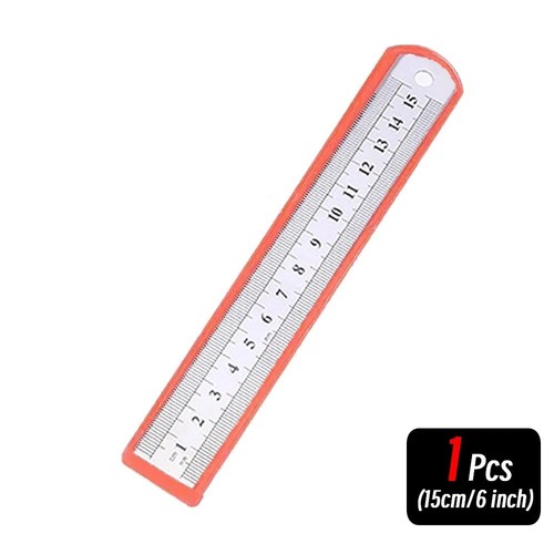Stainless steel metal ruler - stainless,