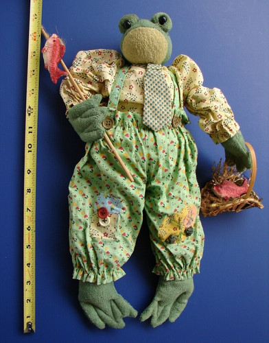 Handmade grumpy fisherman - 17",