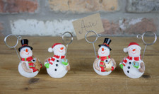 4 x Snowman Novelty Place Name