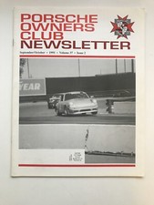 Porsche owners club newsletter - porsche,