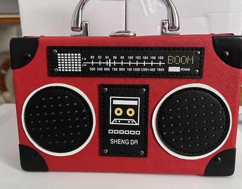 Retro boombox radio crossbody - boombox/radio,