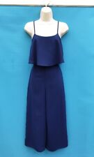 WIDE LEG JUMPSUIT.CROPPED,,BLUE,PARTY,CASUAL,60'S,70'S,80S VINTAGE STYLE,,SIZE 6