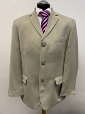 DEBENHAMS SUIT JACKET/BLAZER IN LIGHT GREY SIZE 42S BNWOT (0116)