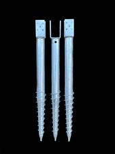 🌟 HEAVY DUTY 1000mm Ground Screw Anchor Support – Installation Available 🌟