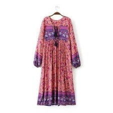 Ladies 70s Hippie India Ethnic