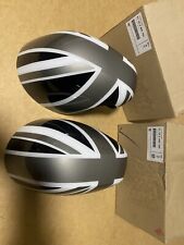 NEW GENUINE 2020-24 BLACK UNION JACK BMW MINI MIRROR COVERS F54 F55 F56 F57 F60
