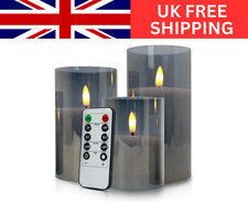 Pack glass candles wax - pack, led