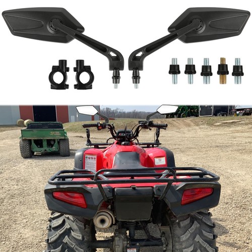 Atv rear view side mirrors - view,
