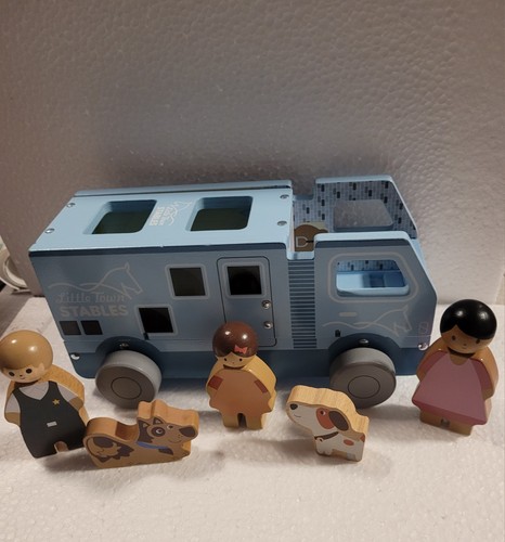 Little town wooden - little, fold