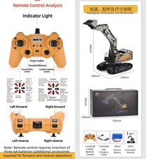 Remote-controlled Alloy Excavator Construction Vehicle Large-scale Model Gift