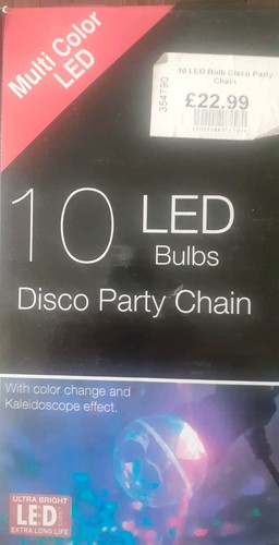 Led disco party chain - led,