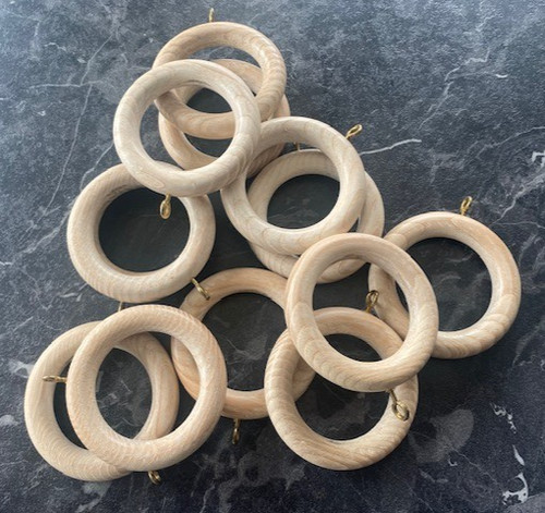 Wooden curtain rings - curtain,