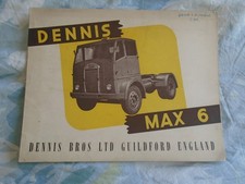 Dennis Max 6 Truck brochure