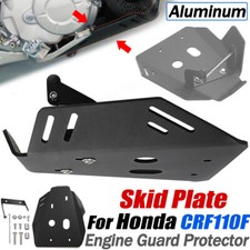 For HONDA CRF 110 F 2019-2025 Skid Plate Engine Protection Cover Sump Bash Guard