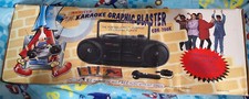 Vintage Arbiter Karaoke Graphic Blaster Boom Box Ghetto Blaster 80s in Box