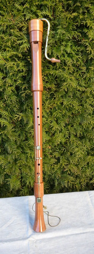Bass recorder flute bear rider - bass,