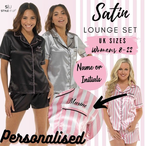 Personalised ladies satin silk - personalised,