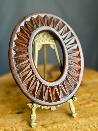 Lovely antique carved walnut - lovely,