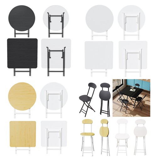 Folding kitchen table chairs - table, &