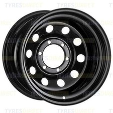 x5 16x10 BLACK DEEP DISH MODULAR STEEL WHEELS 6x139.7 ET-32 JAP