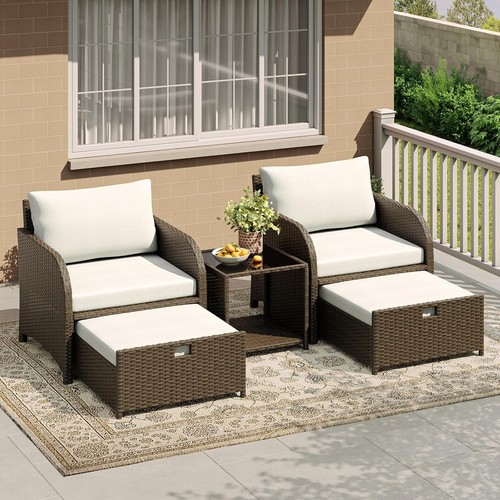 5pc rattan garden furniture - 5pc,