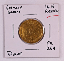 1616 GOLD Germany Saxony Ducat
