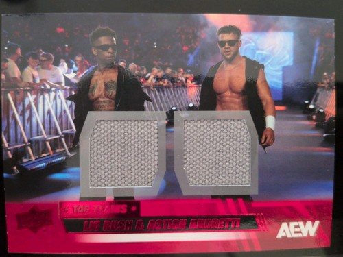 Aew upper deck 2026 mat - aew, red