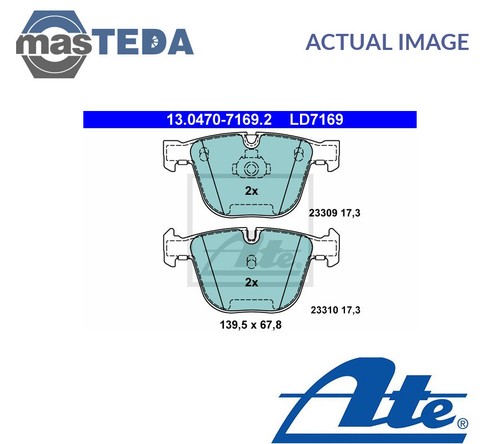 130470 71692 brake pads - 130470-71692, set
