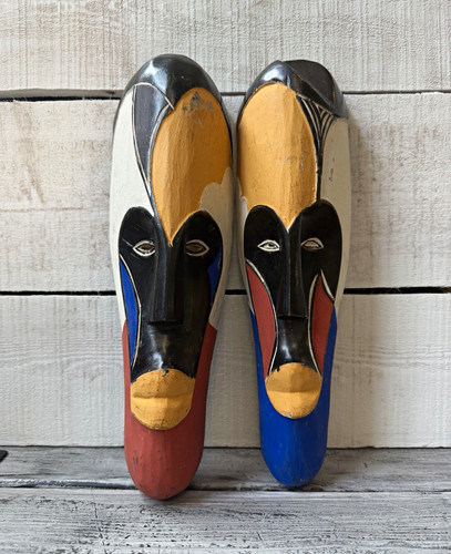 Vintage hand carved painted - vintage,