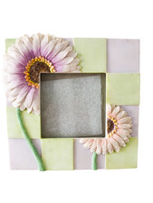 Checkered Square Picture Frame