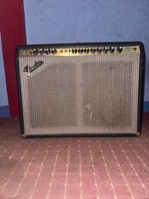 Fender Twin Reverb amplifier amp 1970s Silverface Silver Face 2x12 100W combo