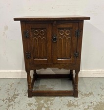 Vintage Oak Side Cabinet