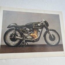 Print 1993: 1962 AJS 348 cc Model 7R Motorcycle Motorbike Vintage Print 