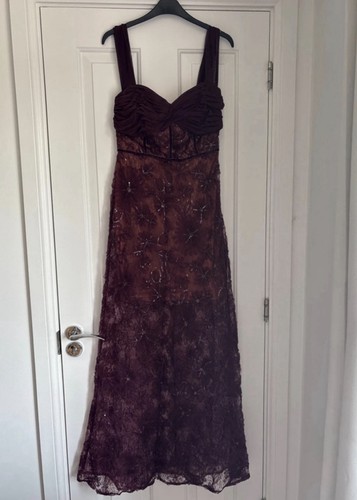 Lipsy premium burgundy - burgundy, lace