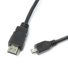 NEW HDMI Cable 1.5M Black High Speed HDMI to Micro HDMI 1.3M Lead for HDTV SKY