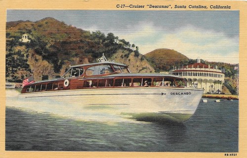 Vintage linen 1940s postcard - vintage,