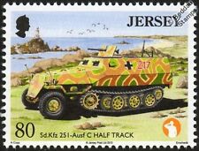 HANOMAG SdKfz 251 - Ausf C Half Track Army Military Vehicle WWII War / Car Stamp