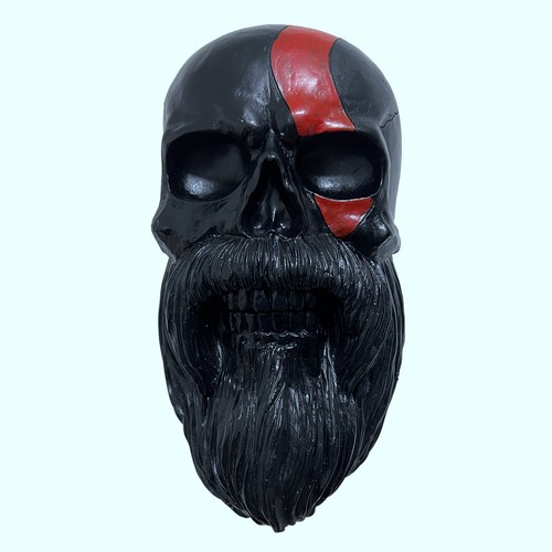 Skull head helmet holder - head,